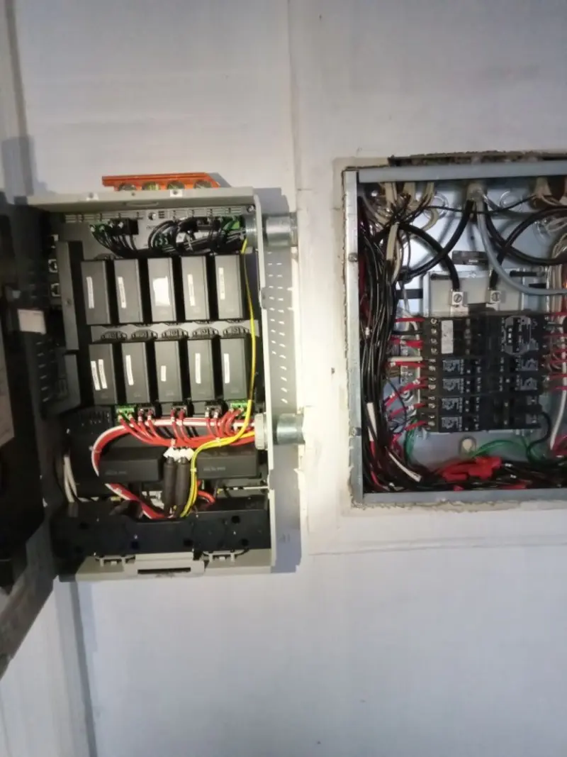 Electrical panel upgrade completed for Indoor Lighting Installation in Leeds
